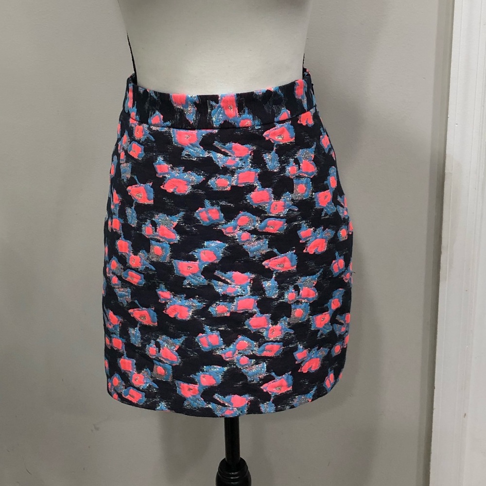 Milly Mini Skirt Pink Blue & Black